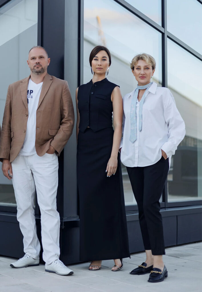 Александр, Мария и Мила из дизайн студии trid